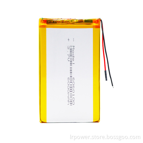6000mAh 3.7v Rechargeable Li-ion Polymer Battery